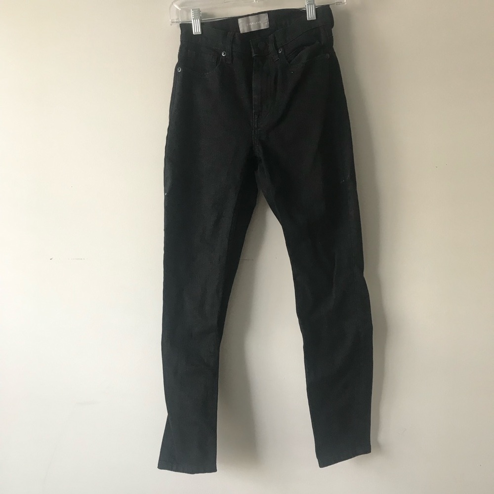 Everlane High Rise Black Denim